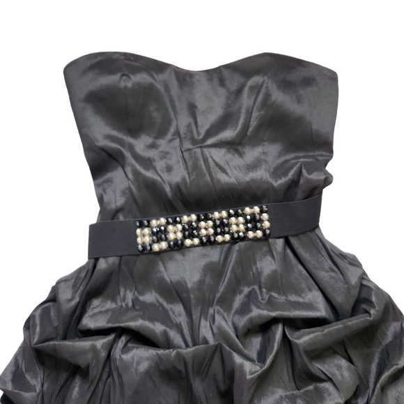 Torrid Black Hilo Pickup Strapless Formal Dress Plus Size 22 New Bubble Dress - Picture 7 of 10